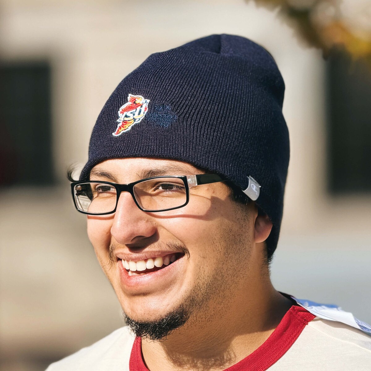 Champion® Spirit Collection Punching Cy Navy Beanie